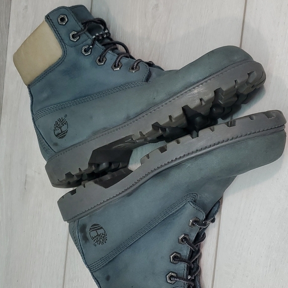 Timberland Womens Premium 6-inch 20377 Outdoor Leather Boots shoes sz 6.5 - Picture 8 of 14